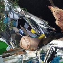MANHUAÇU: Árvore caí em ônibus e mata dois passageiros.
