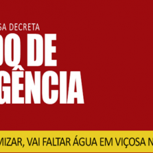 Viçosa decreta estado de emergência e cria comitê de acompanhamento da crise hídrica