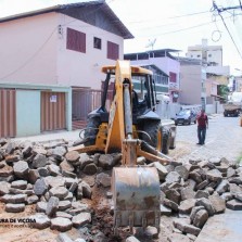 Viçosa é beneficiada com obra de readequação da Avenida Olívia de Castro