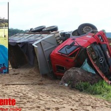 Caminhoneiro morre em acidente na Serra de São Geraldo