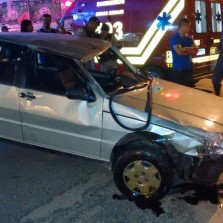 Capotamento no João Brás.