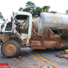 Polícia rodoviária registra acidente na rodovia Teixeiras/Ponte Nova