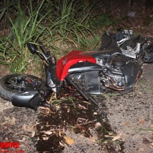 Motoqueiro sofre acidente próximo do Tiro de Guerra