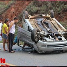 Polícia rodoviária registra acidente na rodovia Viçosa/Porto Firme