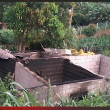 incêndio criminoso destrói casa no Buiéié