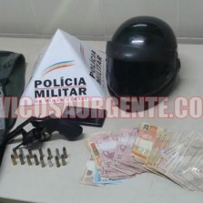 PM prende autor de roubo em flagrante e recupera mais de 15 mil em dinheiro