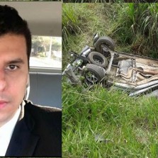 Advogado morre em acidente na rodovia que liga Viçosa/São Miguel do Anta.