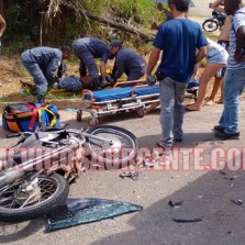 Motoqueiro sofre acidente na Marechal Castelo Branco