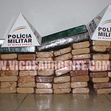 Polícia militar de Viçosa apreende grande quantidade de drogas