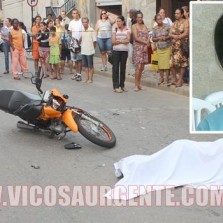 Mulher morre atropelada na Rua dos Passos
