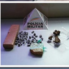 PM apreende drogas no Bela Vista