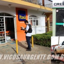 Bandidos roubam Agências em Araponga