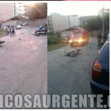 Colisão entre duas motocicletas deixa três ferido em Silvestre