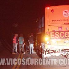 Bandidos assaltam ônibus escolar na rodovia Viçosa/Porto Firme