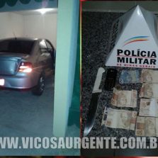 Ladrões roubam taxista em Ubá e são presos em Viçosa