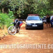 Perseguição, troca de tiros e motocicleta recuperada pela polícia militar de Viçosa.