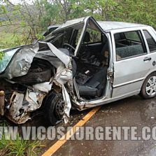 Morro do Siriguite: Colisão deixa dois feridos