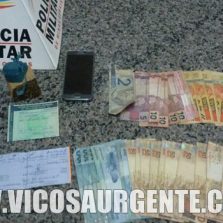 PM prende suspeito por tráfico de drogas durante operação natalina
