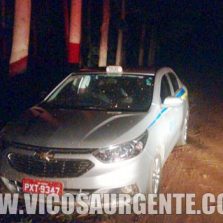 Viçosa: Táxi roubado durante assalto é recuperado pela Polícia militar