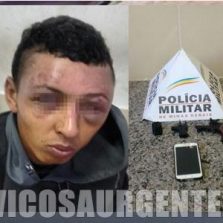 Suspeito de assalto apanha e é detido até a chegada da PM