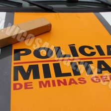 Motorista dispensa droga, durante perseguição policial na rodovia Viçosa/Paula Cândido