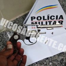 Estudante da UFV é preso com arma no Centro