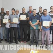 Agentes de Trânsito de Viçosa recebem capacitação sobre primeiros socorros
