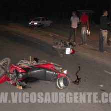 Colisão entre motocicletas deixa dois feridos na Br120