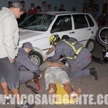 Motoqueiro com sinais de embriaguez é preso após acidente