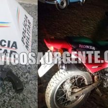 Violeira: Suspeito é preso pela PM com arma e motocicleta roubada