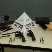 PM prende homens armados em Teixeiras