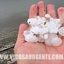Chuva de granizo assusta moradores de Porto Firme