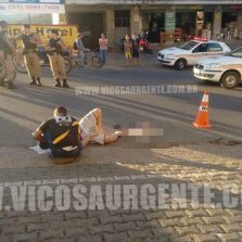 Atropelamento: Cadela morre e dono fica ferido na Castelo Branco