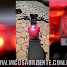 Motocicleta tomada de assalto na rodovia Viçosa/Paula Cândido