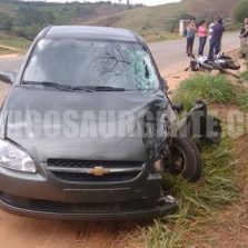 Colisão na rodovia Viçosa/Paula Cândido