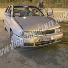 Idoso provoca acidente e é preso por dirigir com sinais de embriaguez