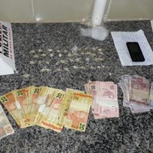 PM prende suspeito de tráfico de drogas