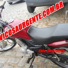 Moto roubada em Viçosa em 2015 e localizada pela PM em Diogo de Vasconcelos