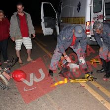 Animal na pista provoca acidente na rodovia Viçosa/Porto Firme