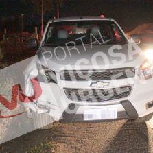Colisão no trevo de Cajuri deixa casal ferido
