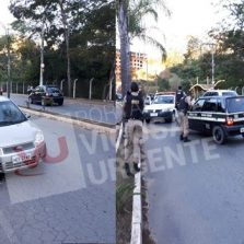 PM recupera carro roubado após perseguição e tiros no Centro
