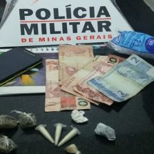 Homem é preso com drogas na rua Santana