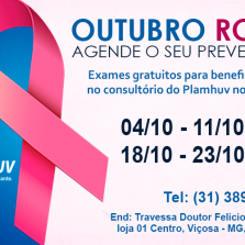 Outubro Rosa PLAMHUV Viçosa está chegando