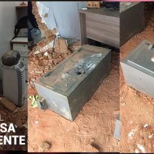 Ladrões arrombam lotérica e levam 62 mil