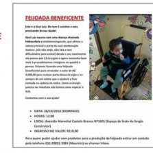 Participe da feijoada beneficente para o Davi Luiz