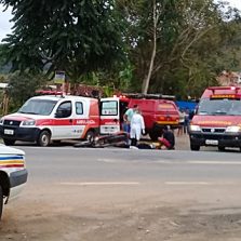Colisão no Bom Jardim deixa dois feridos graves em Teixeiras