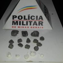 Drogas apreendidas no Laranjal