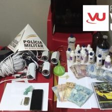 Polícia militar prende suspeitos de tráfico durante operação na cidade de Coimbra