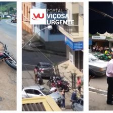 Motocicletas: Duas colisões e um atropelamento registrados em Viçosa em menos de 24 horas