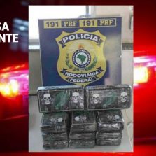 PRF apreende 11 Kg de cocaína que abasteceria Ubá e região